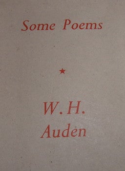 Item #68-2343 Some Poems. First Edition, Fourth Impression. W. H. Auden