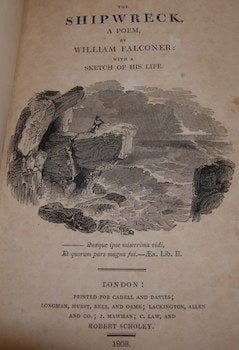 William Falconer; Luke Clennell (engrav) - The Shipwreck, a Poem, by William Falconer: With a Sketch of His Life