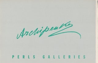 Item #68-2408 Catalogue No. 6 of The Perls Galleries Collection of Modern French Paintings:...