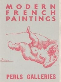 Item #68-2411 The Perls Galleries Collection of Modern French Paintings, Catalogue No. 8: March 3...