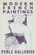 Item #68-2420 Catalogue No. 5 of The Perls Galleries Collection of Modern French Paintings:...