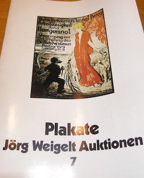 Item #68-2431 Plakate Jorg Weigelt Auktionen 7. Jorg Weigelt Auktionen.