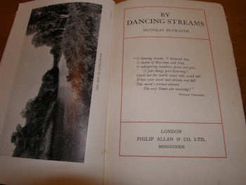 Item #68-2444 By Dancing Streams. First Edition. Signed & dated dedication by author inside cover. Douglas McCraith.