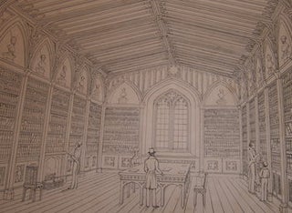 Item #68-2467 Design For Library - Over Abbey Gateway - Tavistock. T. J. Ricauti, J. Grieve, John...