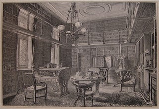 Item #68-2472 Mr. Forster's Library, Palace Gate House, Kensington. After John Watkins, illustr
