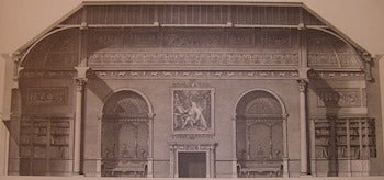 Item #68-2475 Section Of One Of The Sides Of The Great Room, Or Library At Kenwood. After Robert Adam, J. Zucchi, illustr., engrav.