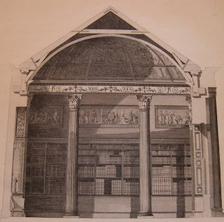 Item #68-2483 The Library At Kenwood, Hampstead. Design of the Chimney for the Library or great...