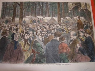 Item #68-2517 Methodist Camp-Meeting At Sing Sing, New York. August 29, 1868. Theodore R. Davis,...
