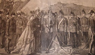 Item #68-2565 The Czar Of Russia In England--The Debarkation At Dover. Harper's Weekly, June 20,...
