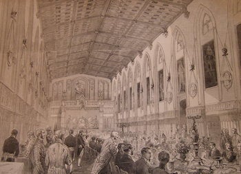 The Grand State Banquet In St. George's Hall, Windsor Castle ...