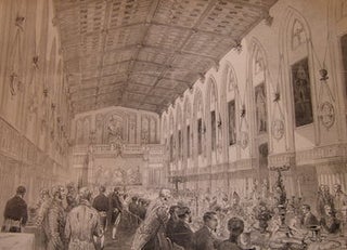 The Grand State Banquet In St. George's Hall, Windsor Castle. Illustrated London News, April 28, Illustrated London News.