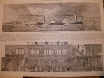 Item #68-2613 The Bessemer Channel Steam-Ship. Harper's Weekly, December 12, 1874. Harper's Weekly.