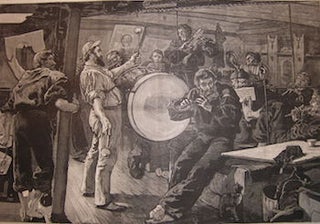 Item #68-2622 The English Arctic Expedition--A Musical Evening On The Lower Deck Of The "Alert."...