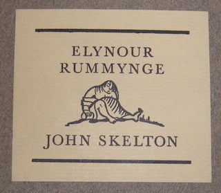 Item #68-2688 Elynour Rummynge. John Skelton, Clair Jones, art