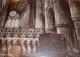 Item #68-2703 Choir, Glasgow Cathedral. George Washington Wilson, 1823 - 1893