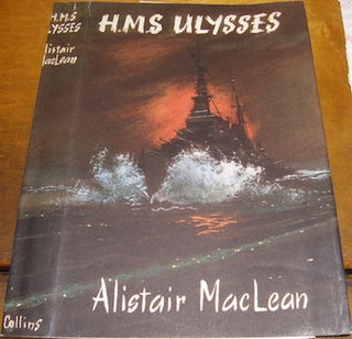 Item #68-2727 Dust Jacket for HMS Ulysses. Alistair MacLean, John Rose, jacket design