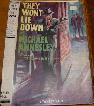 Item #68-2731 Dust Jacket for They Won't Lie Down. Michael Annesley