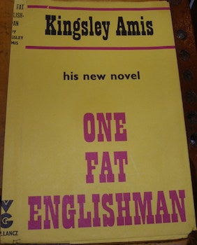 Item #68-2734 Dust Jacket for One Fat Englishman. Kingsley Amis
