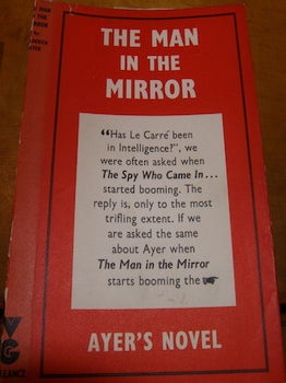 Item #68-2735 Dust Jacket for The Man In The Mirror. Frederick Ayer