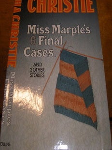 Item #68-2742 Dust Jacket for Miss Marple's 6 Final Cases. Agatha Christie