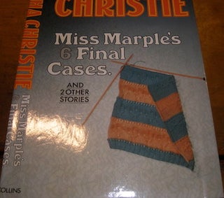 Item #68-2742 Dust Jacket for Miss Marple's 6 Final Cases. Agatha Christie