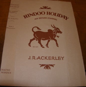 Ackerley, J. R. - Dust Jacket for Hindoo Holiday: An Indian Journal
