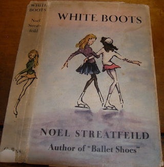 Item #68-2766 Dust Jacket for White Boots. Noel Streatfeild, Melein Cosman, jacket