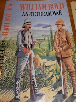 Item #68-2790 Dust Jacket only for An Ice Cream War. William Boyd