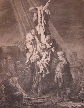 Rembrandt (after); Jacques Philippe Le Bas (engrav.) - A la Glorie de Dieu