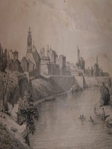 Item #68-2837 View Of Cordova, Course of the Guadalquivir. J. Taylor, Pye, after, engrav