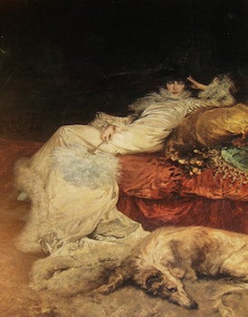 Item #68-2854 Sarah Bernhardt. Georges Clairin (1843 - 1919). Musee du Petit Palais
