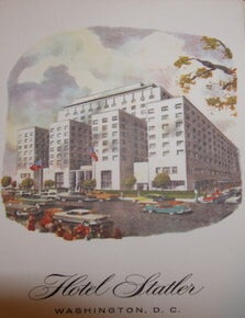 Item #68-2869 Hotel Statler, Washington, DC. Washington Hotel Statler, DC.