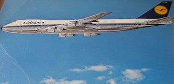 Deutsche Lufthansa AG - Vintage Lufthansa Boeing Jet 747 Post Cards. Printed in Switzerland