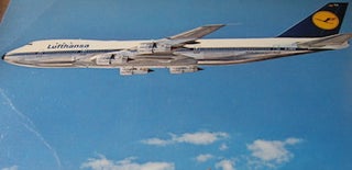 Item #68-2870 Vintage Lufthansa Boeing Jet 747 Post Cards. Printed in Switzerland. Deutsche...