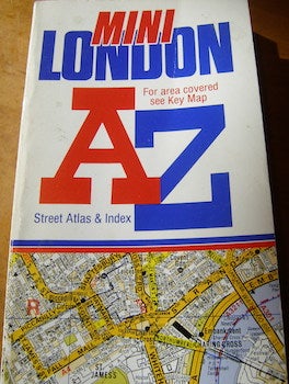 Item #68-2888 Mini London A-Z. Geographers' A-Z Map Company