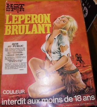Item #68-2890 Promotional Movie Poster for Hot Spur (original title), L'Eperon Brulant. Loris,...