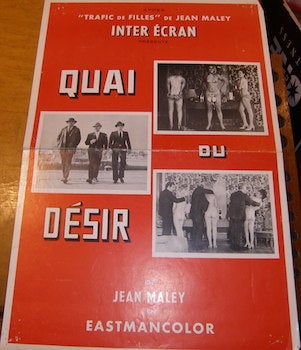 Item #68-2891 Promotional Movie Poster for Quai Ou Desir. Jean Maley, Eastmancolor, dir