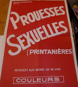 Empire Distribution; Coleurs - Prouesses Sexuelles (Printanieres). Promotional Poster