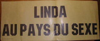 Item #68-2908 Linda Au Pays Du Sexe. Promotional Poster. Empire Distribution, Coleurs