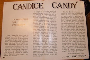 Item #68-2909 Candice Candy. Promotional Poster. Jean-Pierre Bouyxou.