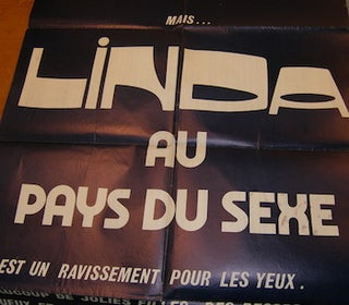 Item #68-2911 Linda Au Pays Du Sexe. Promotional Poster. Empire Distribution, Coleurs