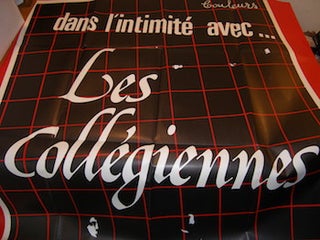 Item #68-2914 Les Collegiennes. Promotional Poster. Empire Distribution, Coleurs