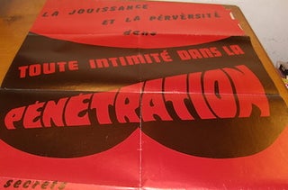 Item #68-2922 Toute Intimite Dans La Penetration. Promotional Poster. Empire Distribution?, Coleurs