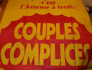 Item #68-2927 Couples Complices. Promotional Poster. Empire Distribution?, Coleurs, Jean...