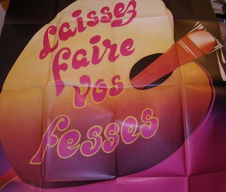 Item #68-2944 Laissez Faire Vos Fesses. Promotional Poster. Hans Billian, dir
