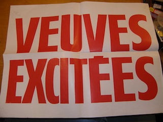 Item #68-2946 Veuves Excitees. Promotional Poster. Empire Distribution, Coleurs