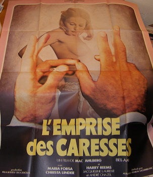 Item #68-2959 L'Emprise Des Caresses. Promotional Poster. Universel Exportation, Mac Ahlberg,...