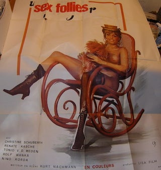 Item #68-2962 Sex Follies. Un Homme Par Jour. Promotional Poster. Telemondial, Rolf Wanka