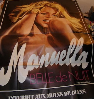Item #68-2967 Manuella Belle de Nuit. Promotional Poster. Audi Films, Femina