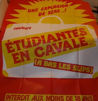 Item #68-2968 Etudiantes En Cavale. Promotional Poster. Coleurs, Claude Bernard-Aubert, dir.